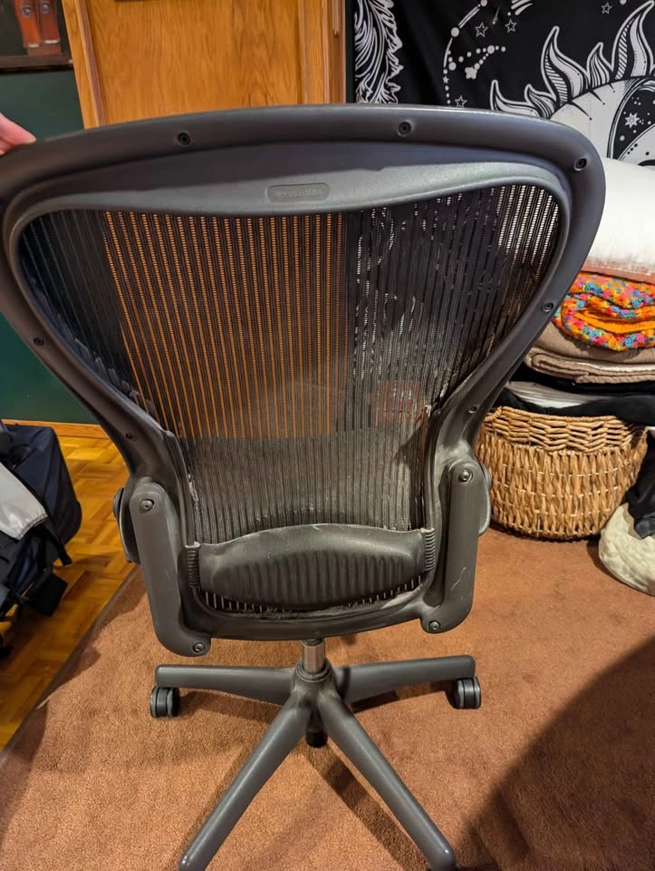 Black computer chair - photo 3