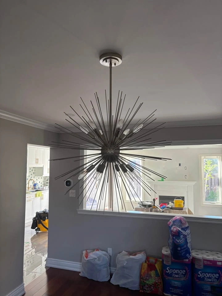 Vintage style mcm sputnik pendant light - photo 2