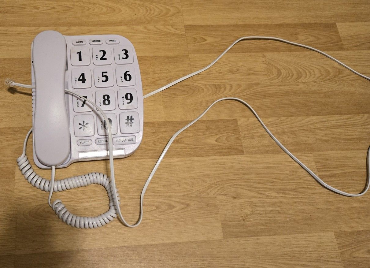 🥕  Large Print Land Line Phone - photo 2