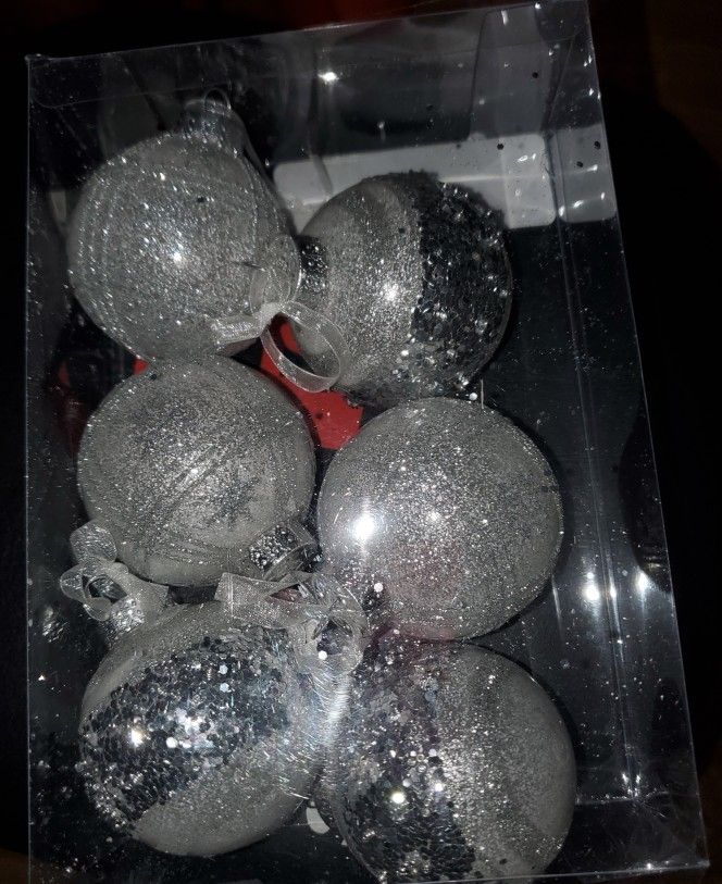 🥕  Beautiful Silver Sparkly Decor