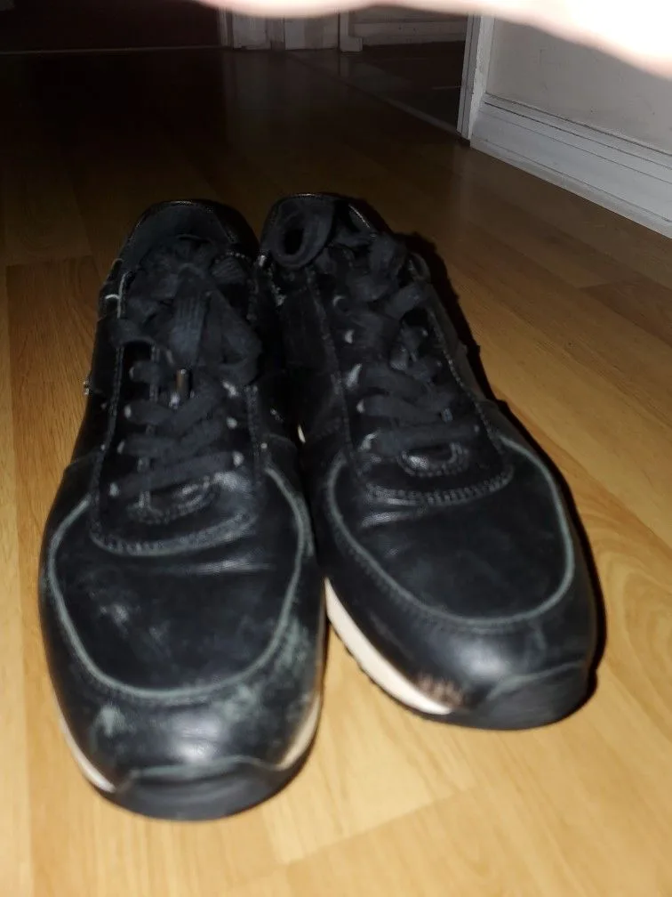MK Black Leather Sneakers W-9 image indicator(5)