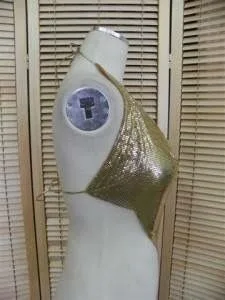 Golden halter top thumbnail