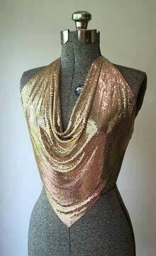 Golden halter top - photo 2