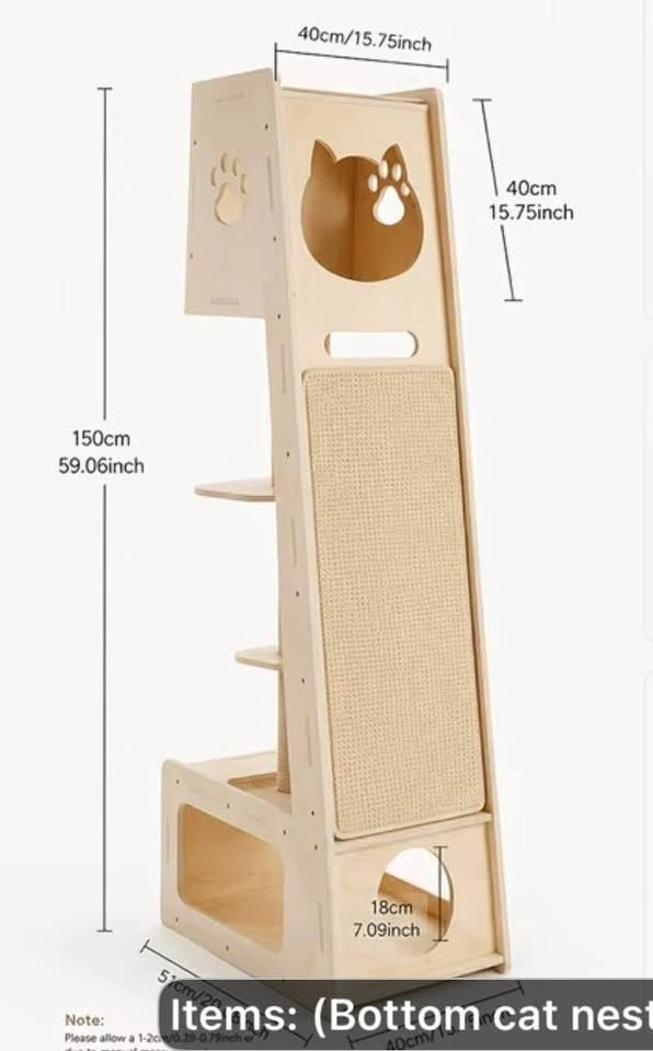 2 in 1 Cat Scratcher & Tower - photo 4