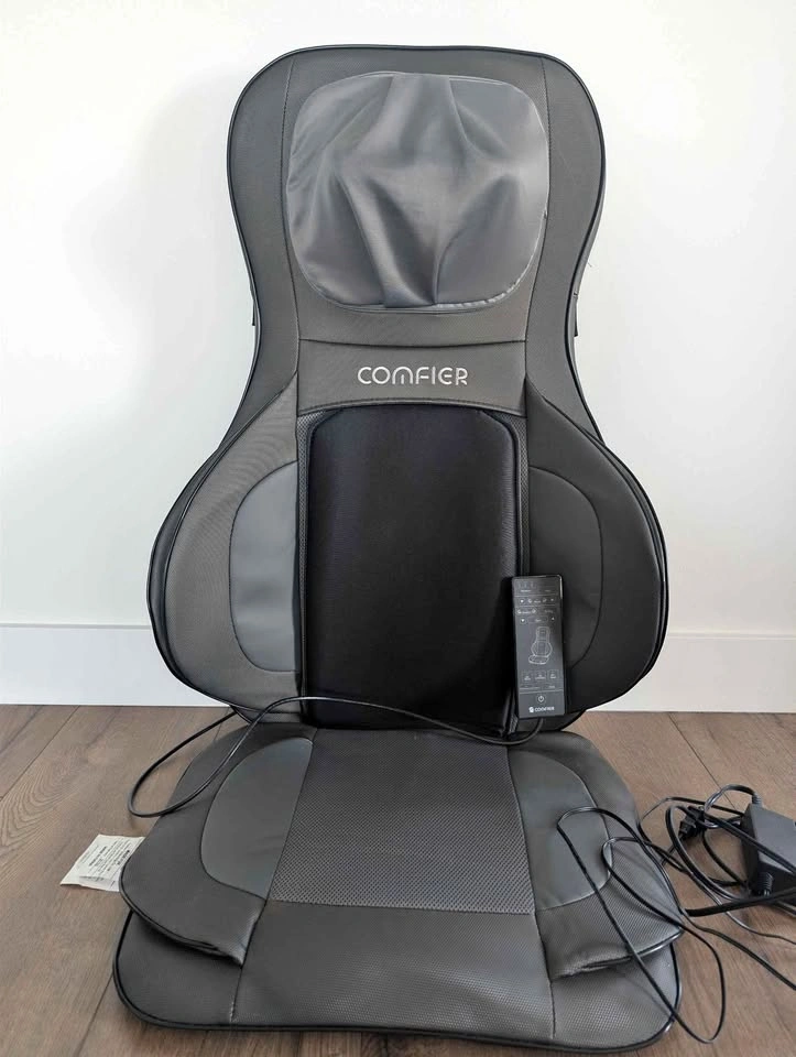 Comfier Shiatsu Neck & Back Massager with Heat + Air Compression