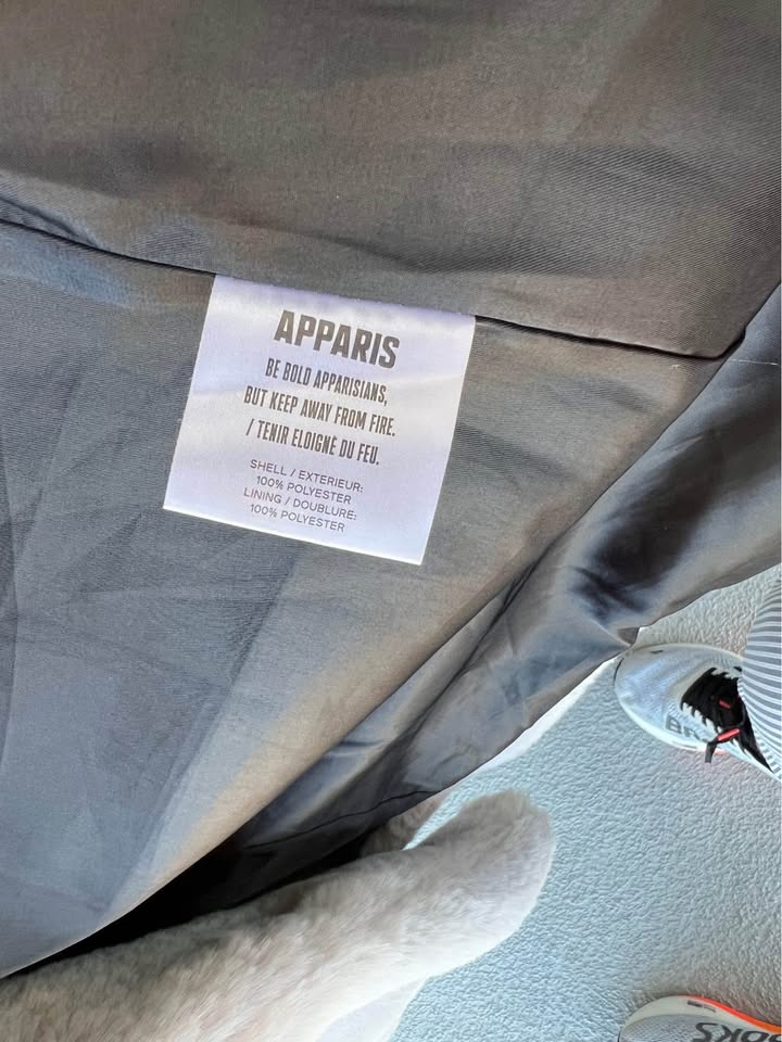 Apparis faux fur coat - gray. L - photo 4