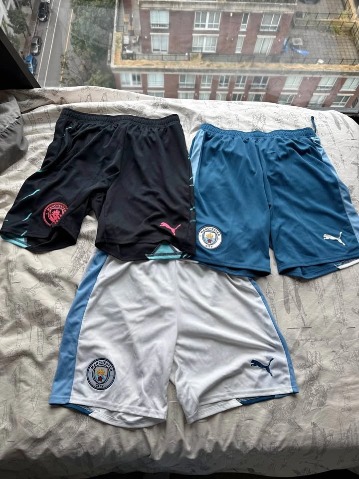 Manchester City Puma Shorts Lot - Men's Size Medium (NWOT)