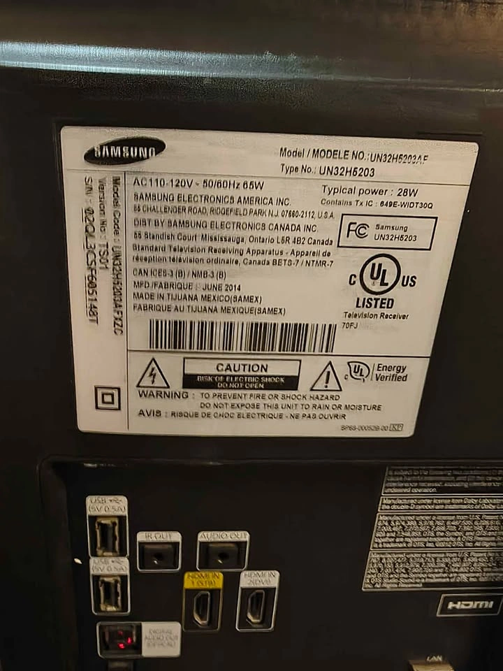 Samsung 32 inch TV UN32H5203 - photo 4