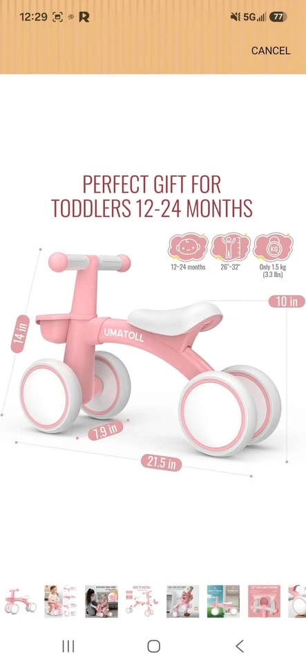 Brand new balance bike for sale - photo 4