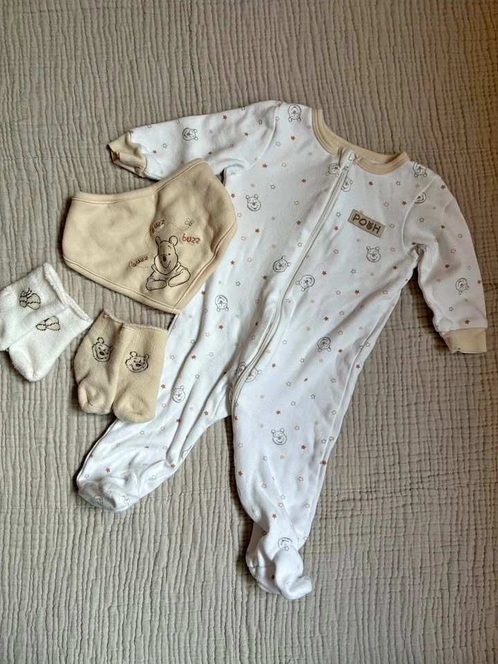 Baby sleepers Pooh Bear set 3 m