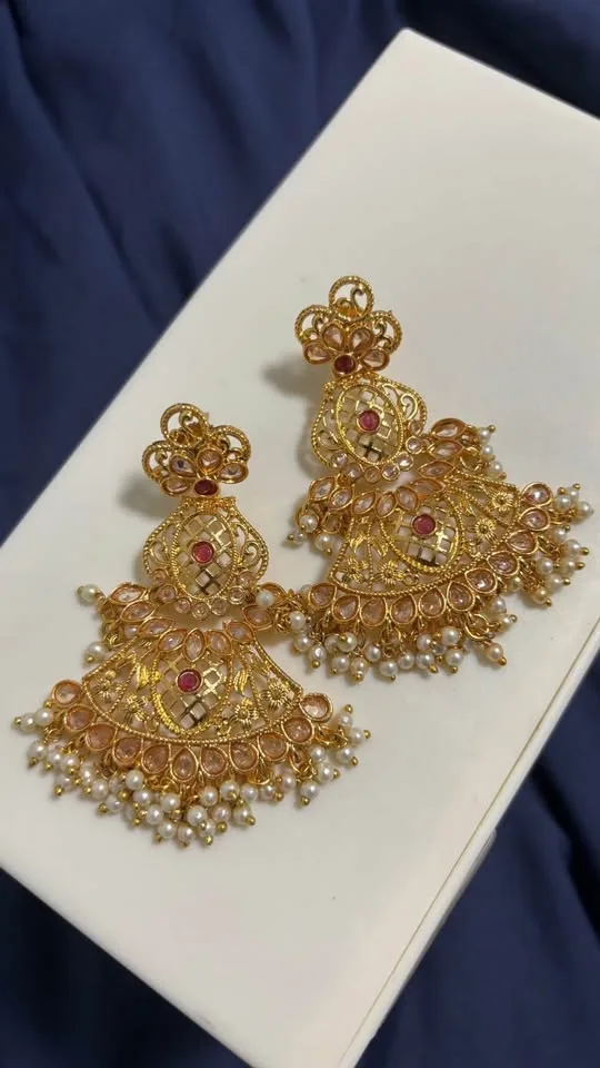 Gorgeous Statement Indian Earrings – Only $5 Each! image indicator(4)