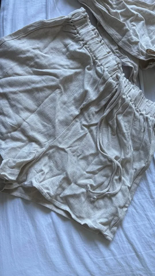 Linen Short Set (Oatmeal) NEW image indicator(5)