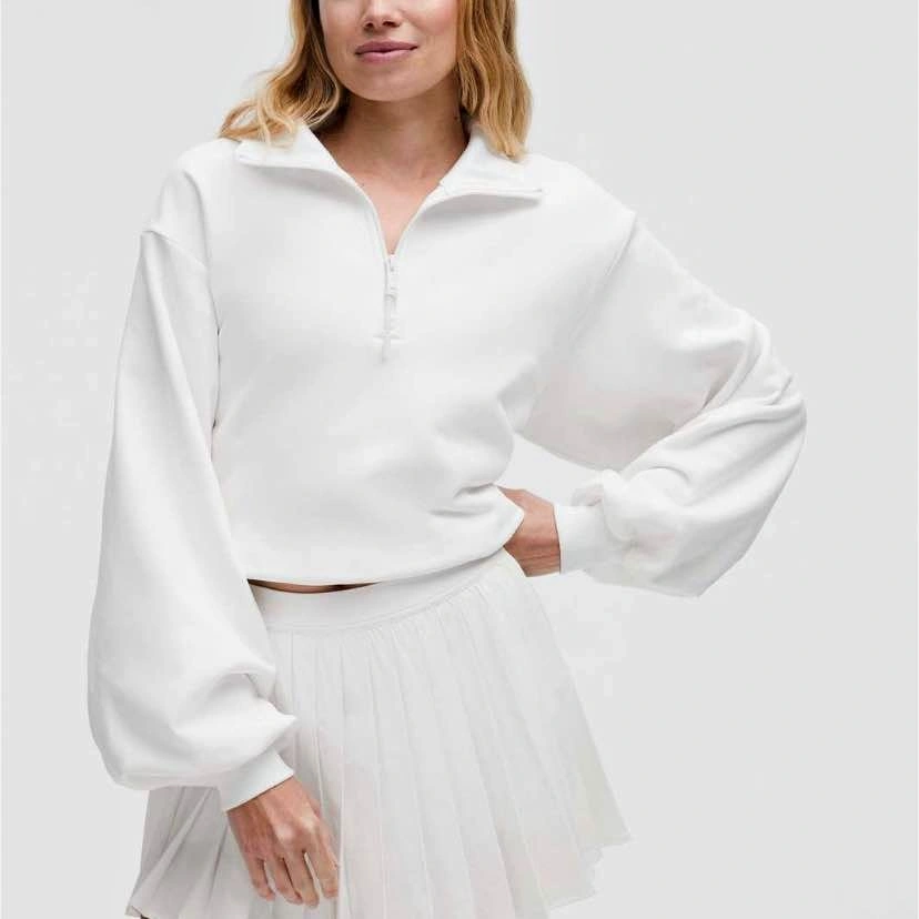 Lululemon Cotton Terry Tennis Half-Zip