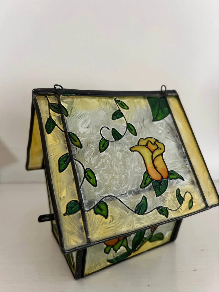 Stained glass decorative bird houses - photo 5