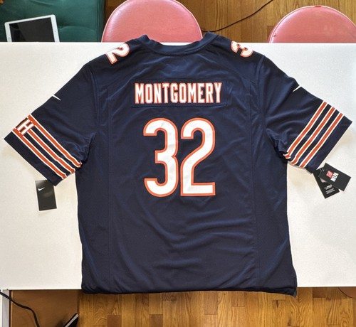 NEW Nike Chicago Bears #32 NFL Football Jersey XXL Navy