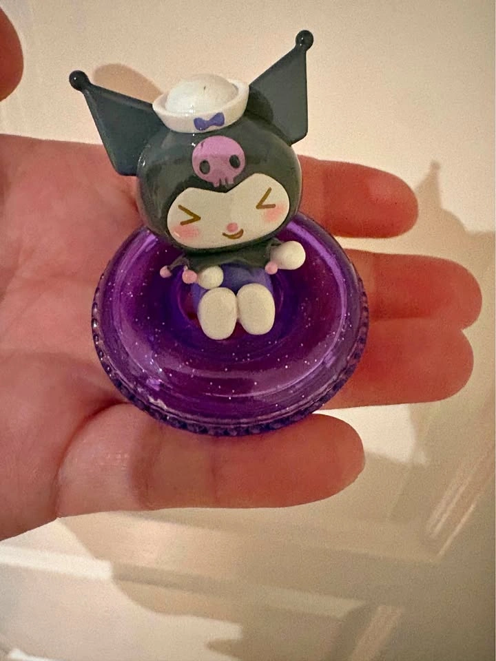 Kuromi mini figure swimming hoop
