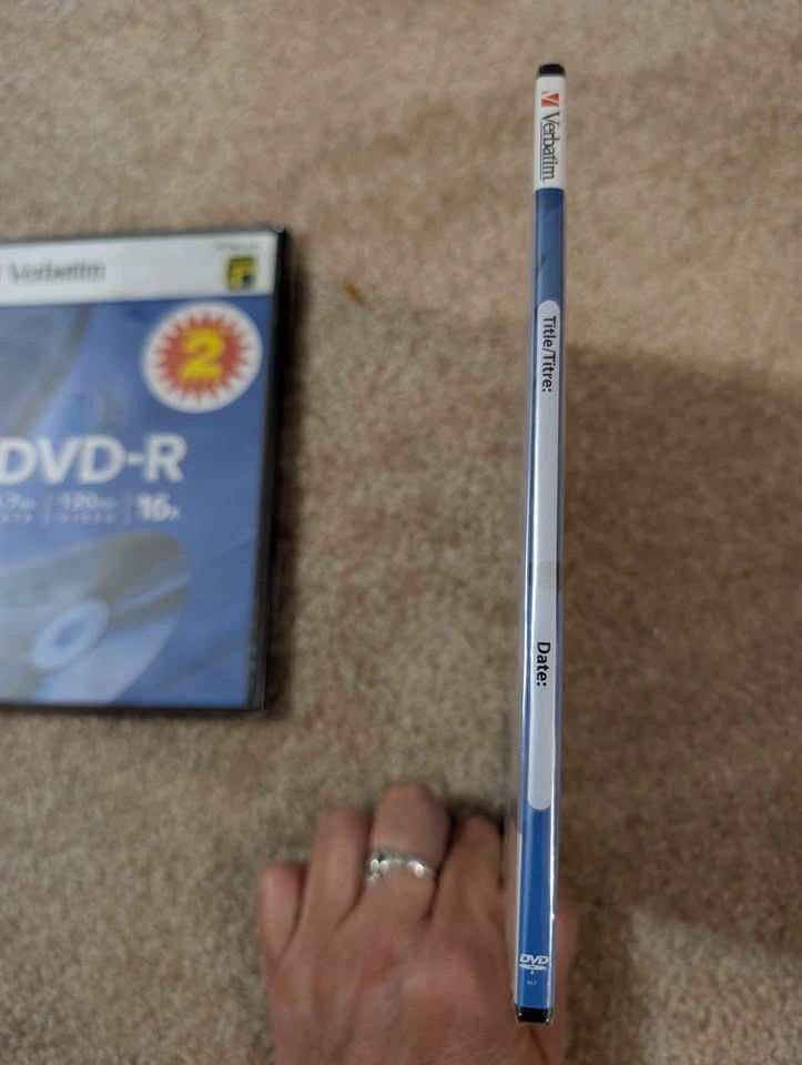 Verbatim DVD-R 4.7GB 16x 2-Pack, lot of 2 - photo 2