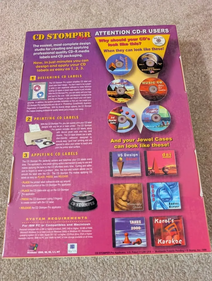 Unopened CD Stomper Pro CD Labeling System - photo 2