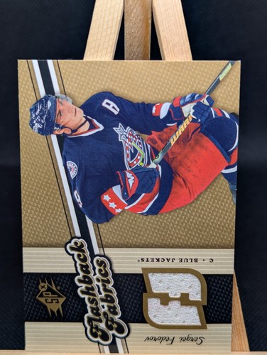 SERGEI FEDOROV - 2006 Upper Deck SPx Flashback Fabrics #107