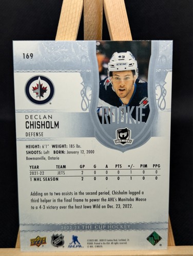22-23 UD Upper Deck The Cup Declan Chisholm 132/249 Rookie - photo 2