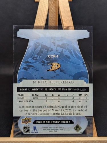2023-24 Upper Deck Artifacts Nikita Nesterenko Rookie RC Clear C - photo 2