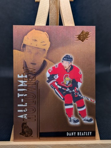 2025-26 SPx Dany Heatley All-Time Holoview Ottawa Senators