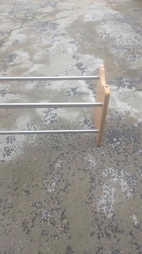 Expandable Wood and Metal Shoe Rack - photo 2