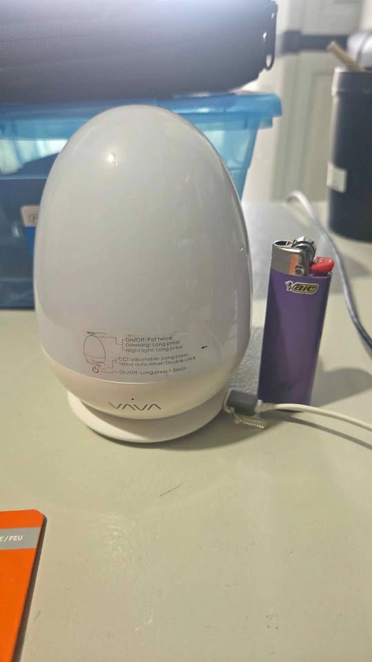 VAVA Baby Night Light rechargeable battery with base