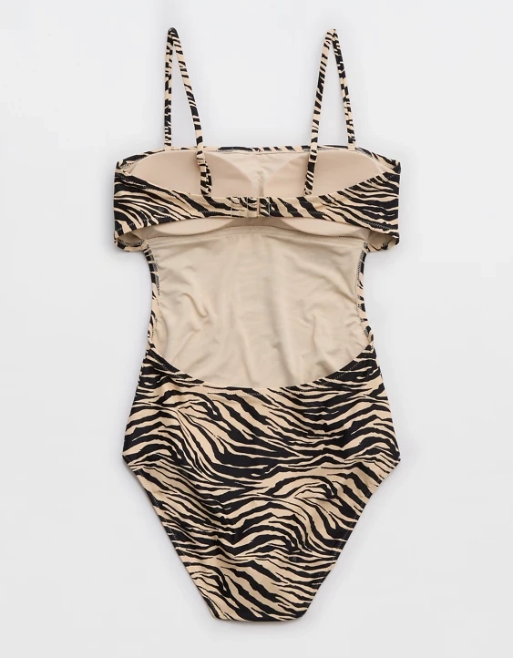 Aerie Strapless Cutout Swimsuit – Small NWT - photo 4