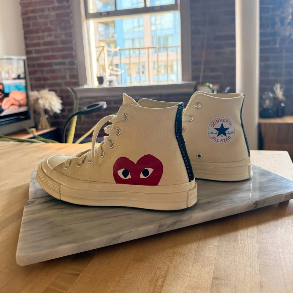 Comme des Garçons PLAY x Converse High-Tops – W7 - photo 2
