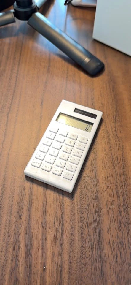 Muji Mini Solar Calculator