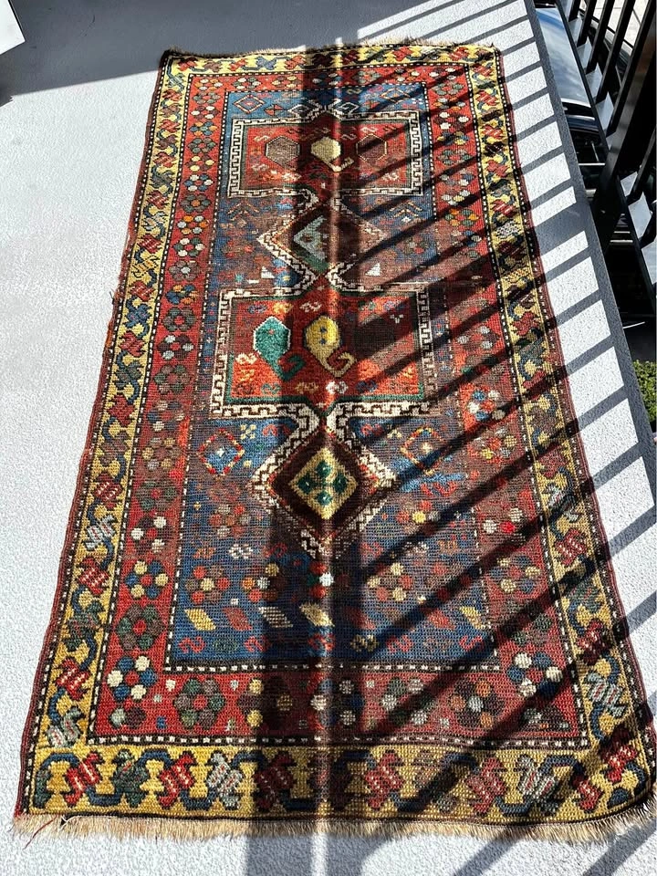 Antique Handwoven Persian Rug
