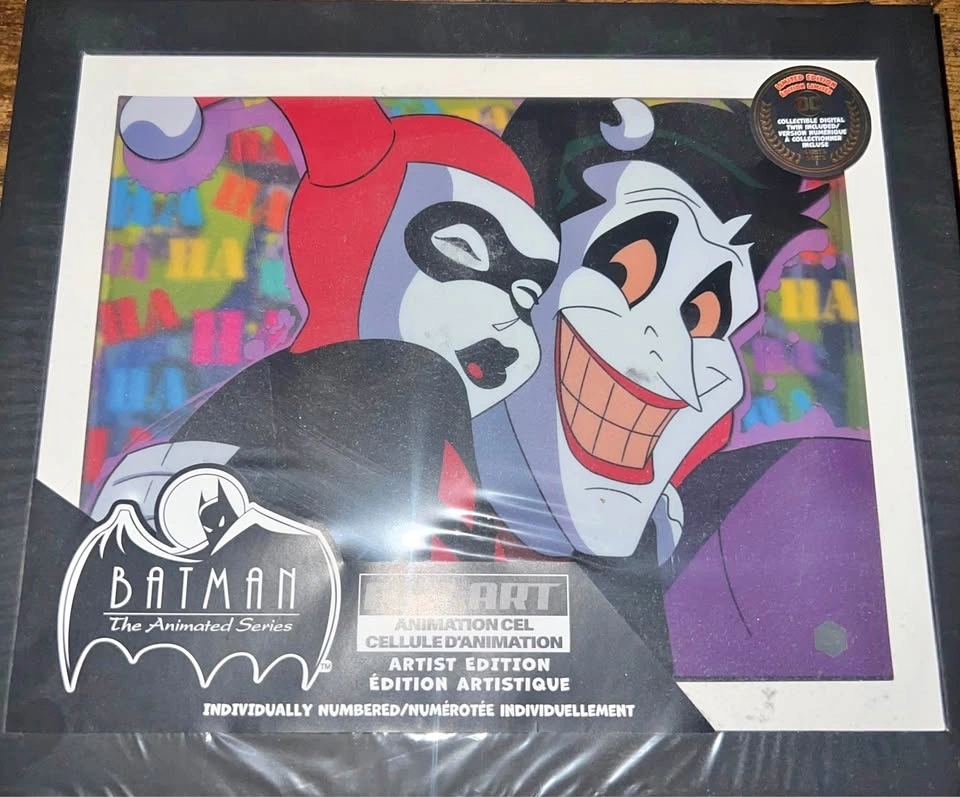 Batman: The Animated Series Artist Edition Cel - Joker & Harley