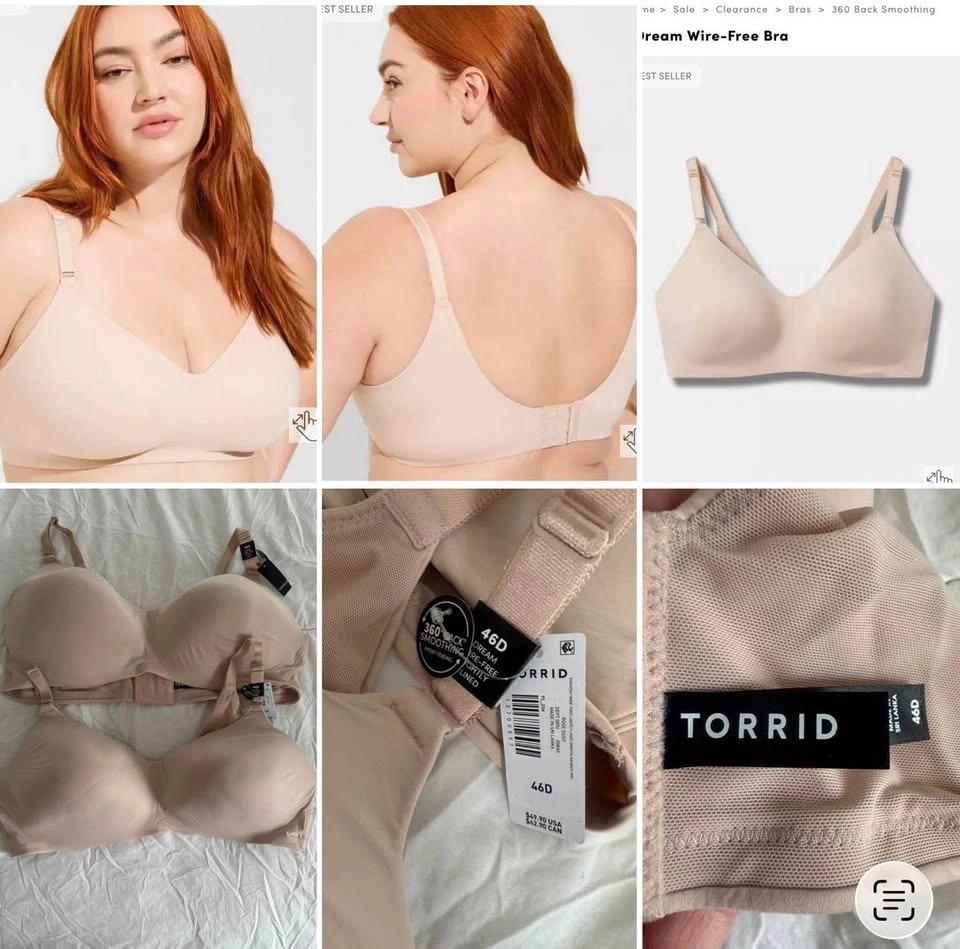 2 Brand New TORRID Bras Size 46D - $25 each or $40 for both - photo 2