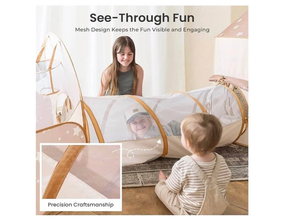 Tiny Land Kids Play Tent with Tunnel & Ball Pit - photo 4