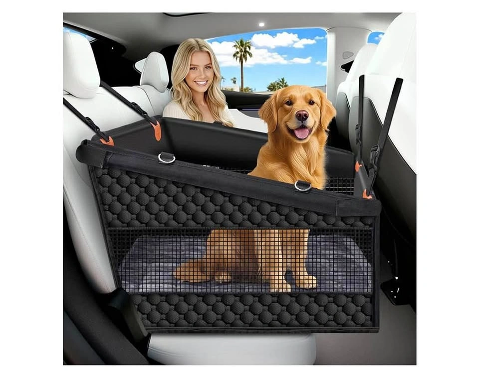 Dog Car Seat Cover & Back Seat Extender (Waterproof)