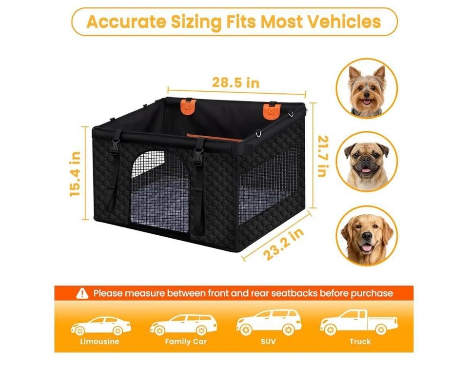 Dog Car Seat Cover & Back Seat Extender (Waterproof) - photo 2