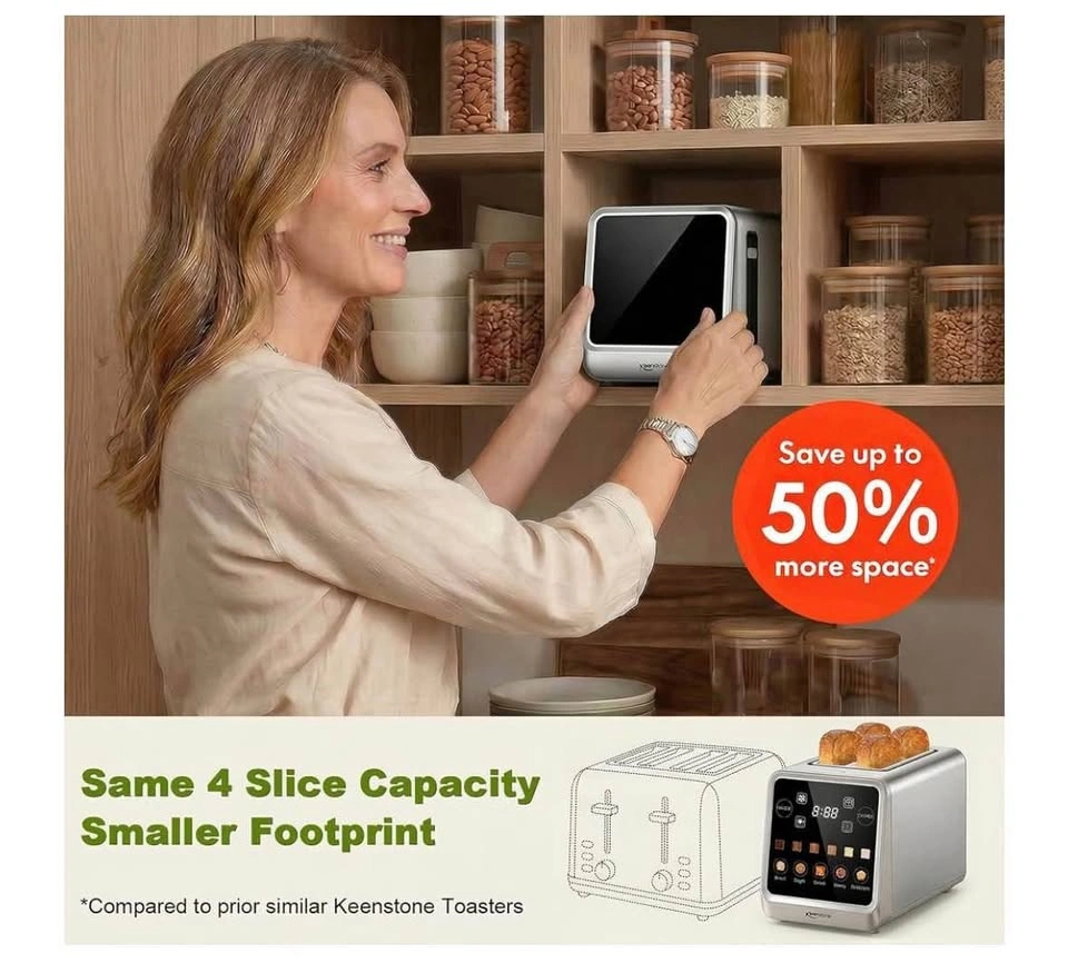 Keenstone 4-Slice Digital Touchscreen Toaster - photo 3