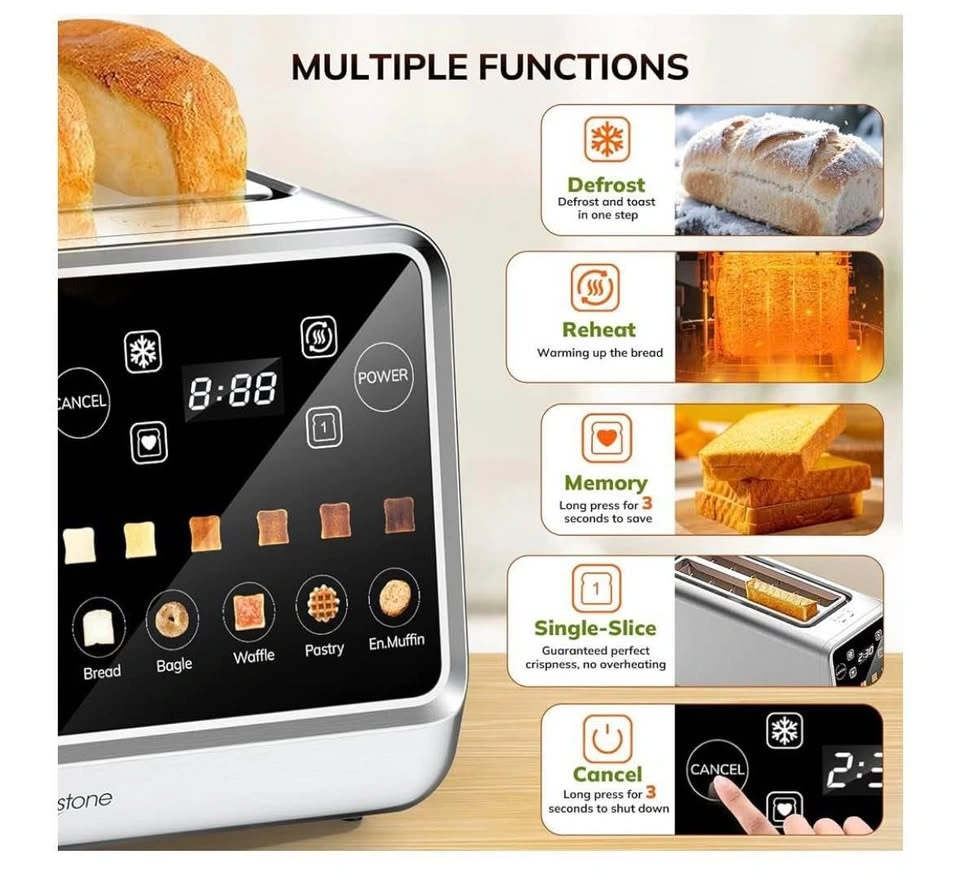 Keenstone 4-Slice Digital Touchscreen Toaster - photo 4