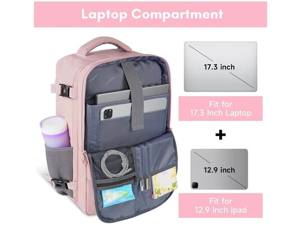 Travel Backpack 17.3 Inch Laptop Compartment & Shoe Pouch - photo 4