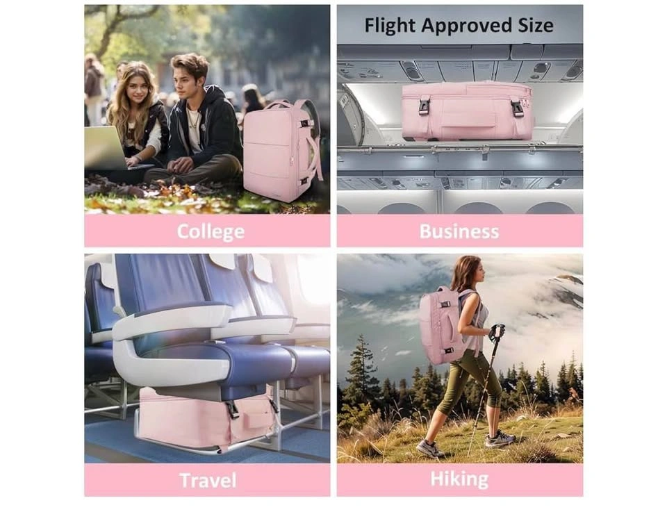 Travel Backpack 17.3 Inch Laptop Compartment & Shoe Pouch - photo 5