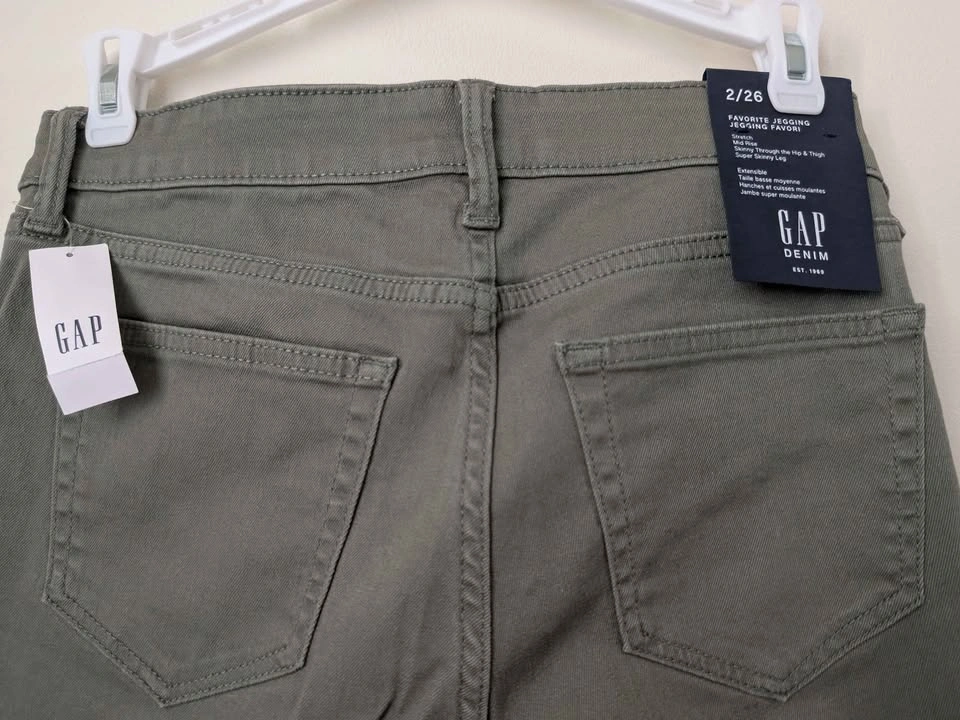 New GAP (2/26) Green Favorite Jegging - photo 3