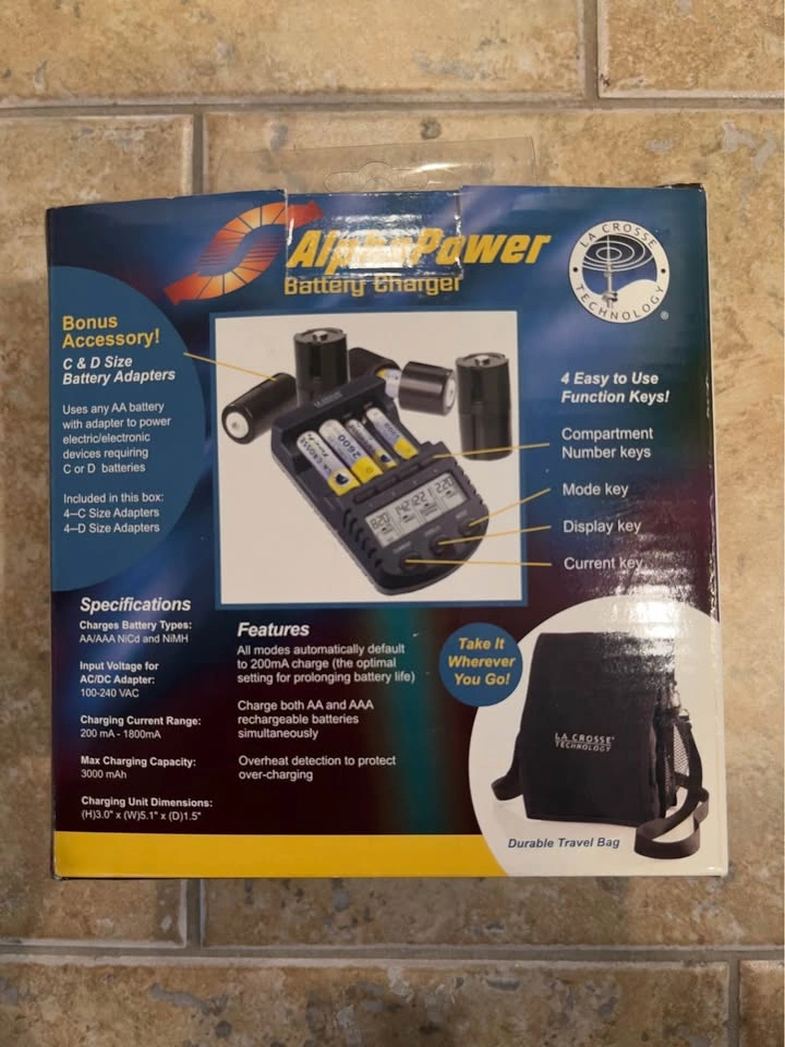 La Crosse Technology BC-9009 AlphaPower Battery Charger - photo 2