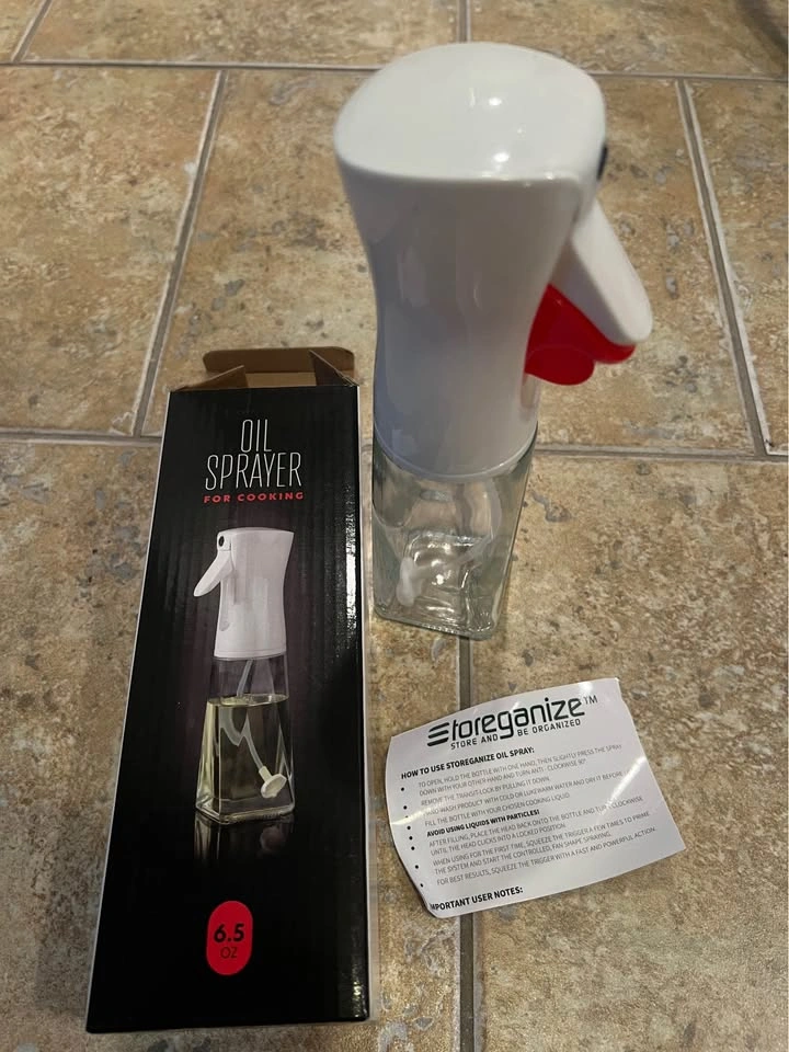 Quality Glass Olive Oil Sprayer White - photo 4