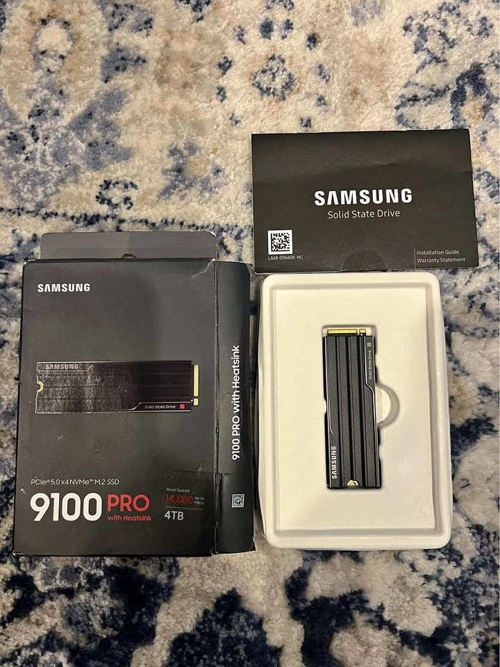 Samsung 4TB 990 PRO PCIe 4.0 M.2 Internal SSD with Heatsink
