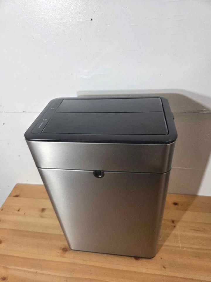 Automatic Stainless Steel Trash Can 50L New - photo 2