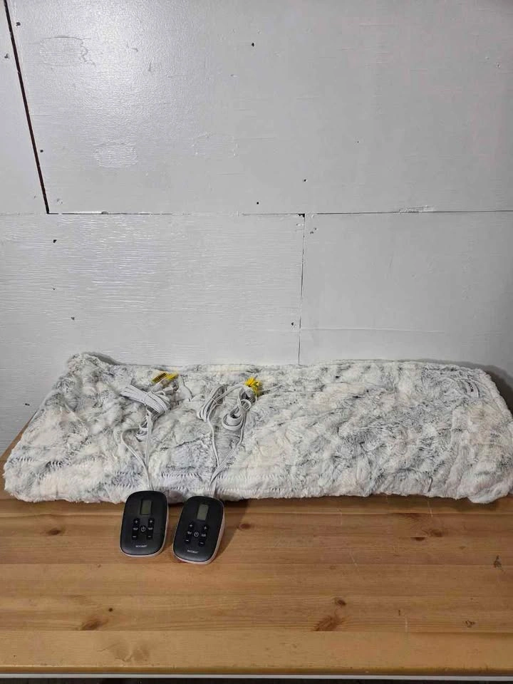 Sunable Faux Fur Heated Electric Blanket King Size - photo 2