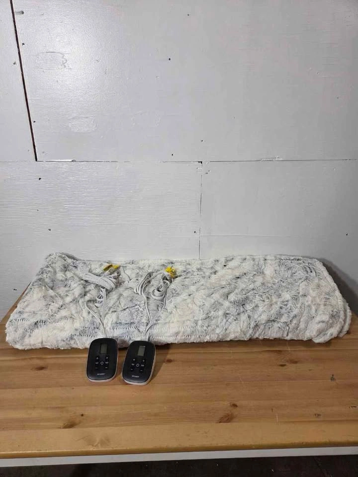 Sunable Faux Fur Heated Electric Blanket King Size - photo 4