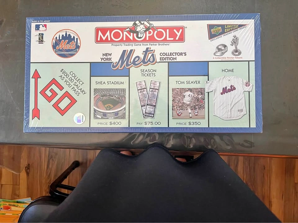 Monopoly New York Mets Collector's Edition Board Game