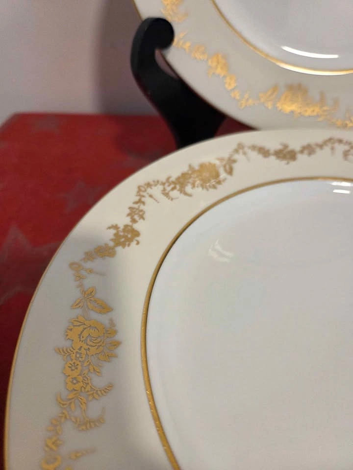 Aynsley Highfield Dinner Plates, Set of 8, 10.25" - photo 3